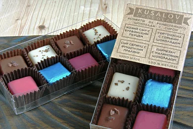 Ассорти из 8 сырных конфет Кусалов