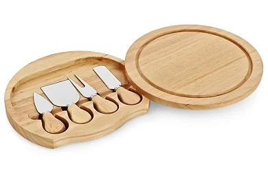 Набор Bradex "Рокфор", для резки сыра из 4-х приборов и деревянной доски