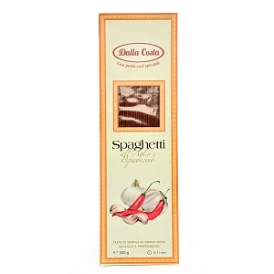 Спагетти с чесноком и острым перцем "Dalla Costa" 500г